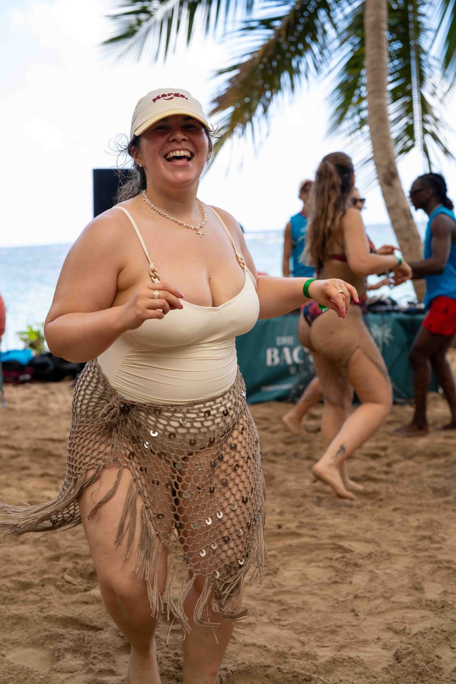 Cynthia, Santo Domingo Experience testimonial, dancing on the beach